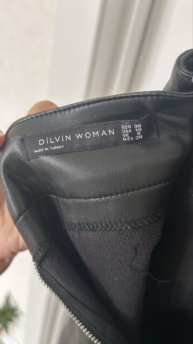 Юбка брюки кожаные