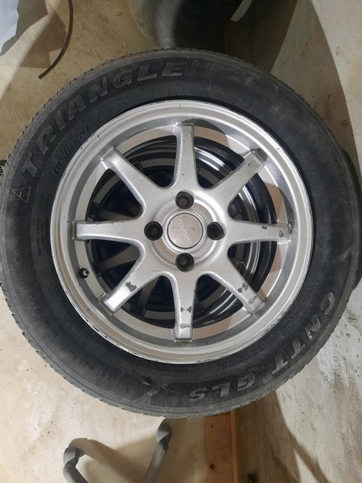 Продам титан диски с летней ризиной 185/65 R15. Илиобменяю на R 17.
