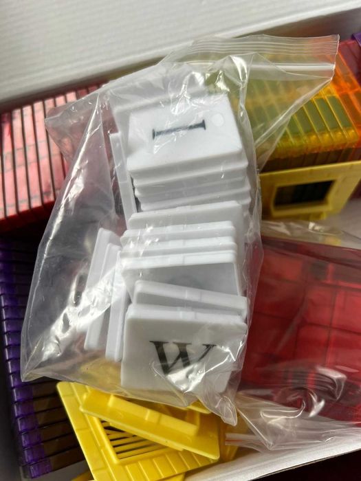 Set constructie magnetic 3D nou, 100 piese, multicolor, 2+ ani