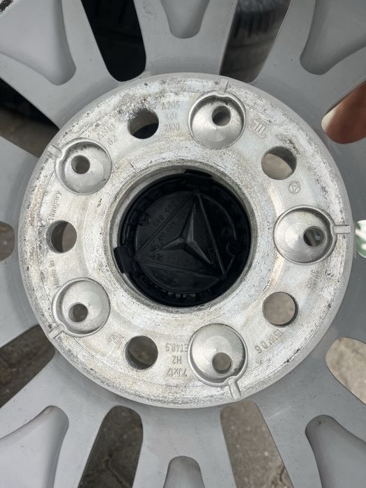 Jante aliaj 5x112mm, anvelope 225/50 R17 Mercedes C, E, Audi, VW, Seat