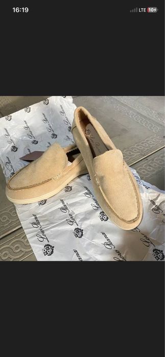 Женские замшевые лоферы / мокасины. Новые