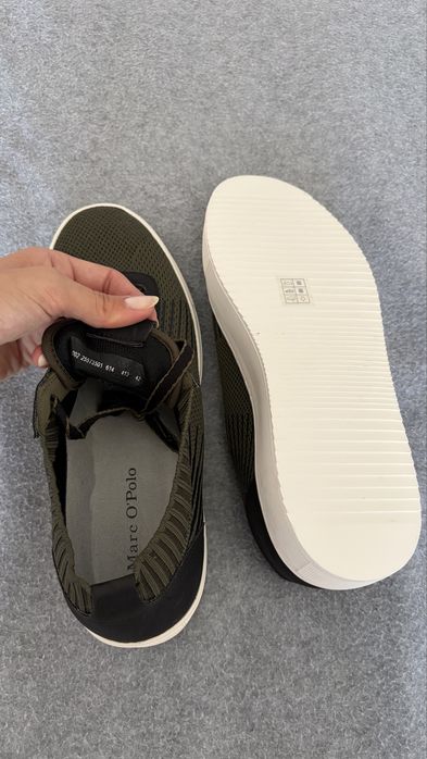 Нови мъжки маратонки Marc O'Polo, цвят каки (khaki)