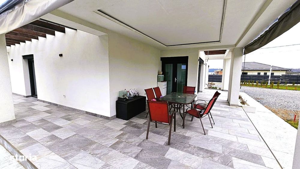 Casă modernă parter | stil minimalist - complet mobilată și utilată
