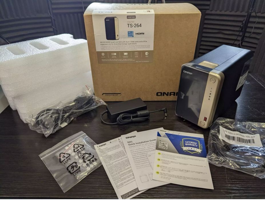 Network Attached Storage Qnap TS-264 16 GB ram nou,in garantie