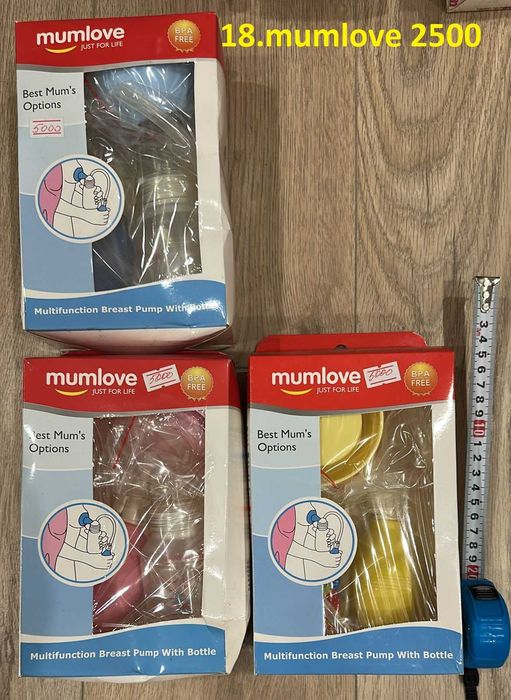 Молокоотсос ручной, разных видов