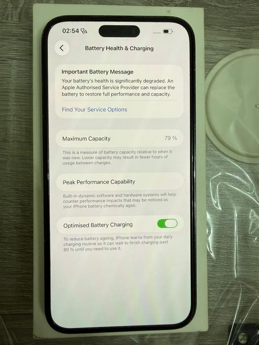 I phone 14 pro max ,256GB, 79%