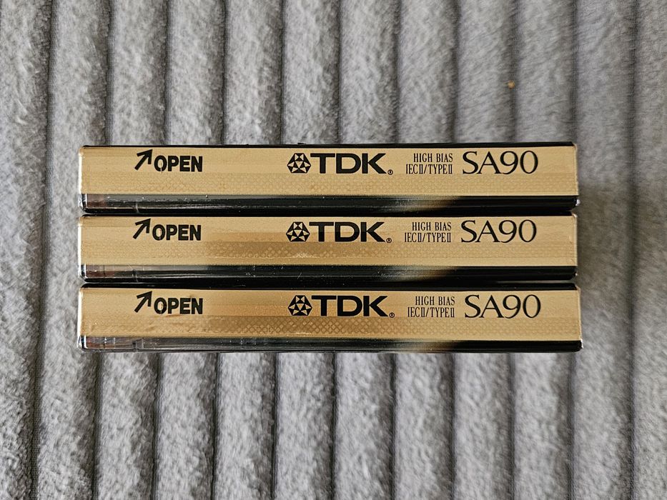 3 Casete Audio TDK SA90 Japan
