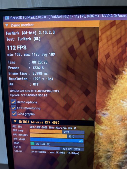 Видеокарта RTX4060 Zotac Gaming