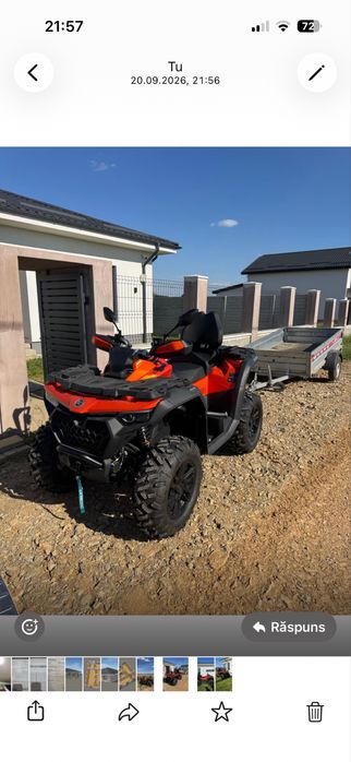 Atv cf moto x10 mai 2026 800km