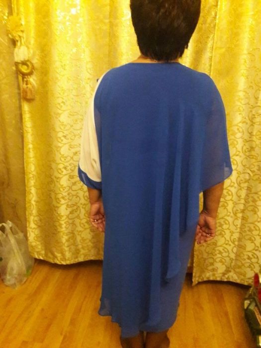 Платье 50-52р синие