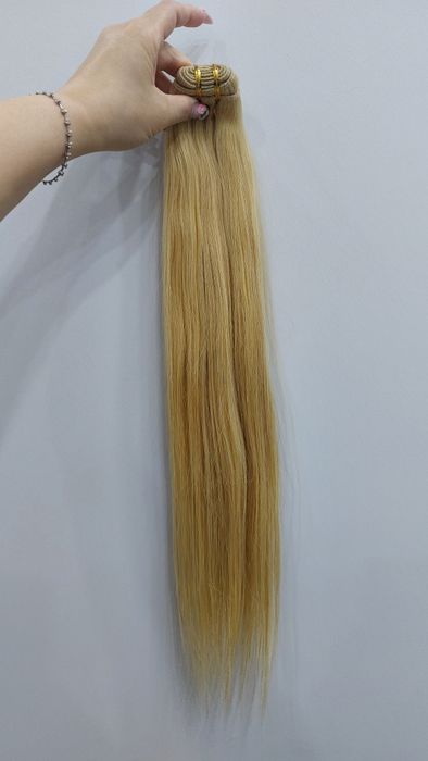 Естествена човешка коса двойна плътност