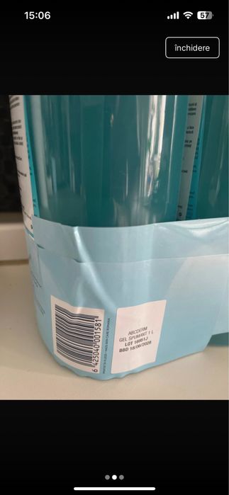 Bioderma abcderm gel spumant 1l