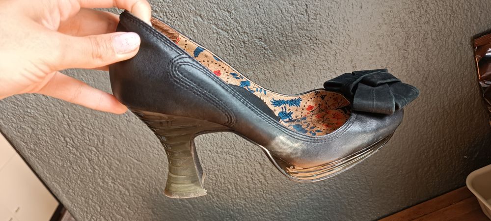 Обувки Miss L Fire винтидж, арт, уникални 40 номер