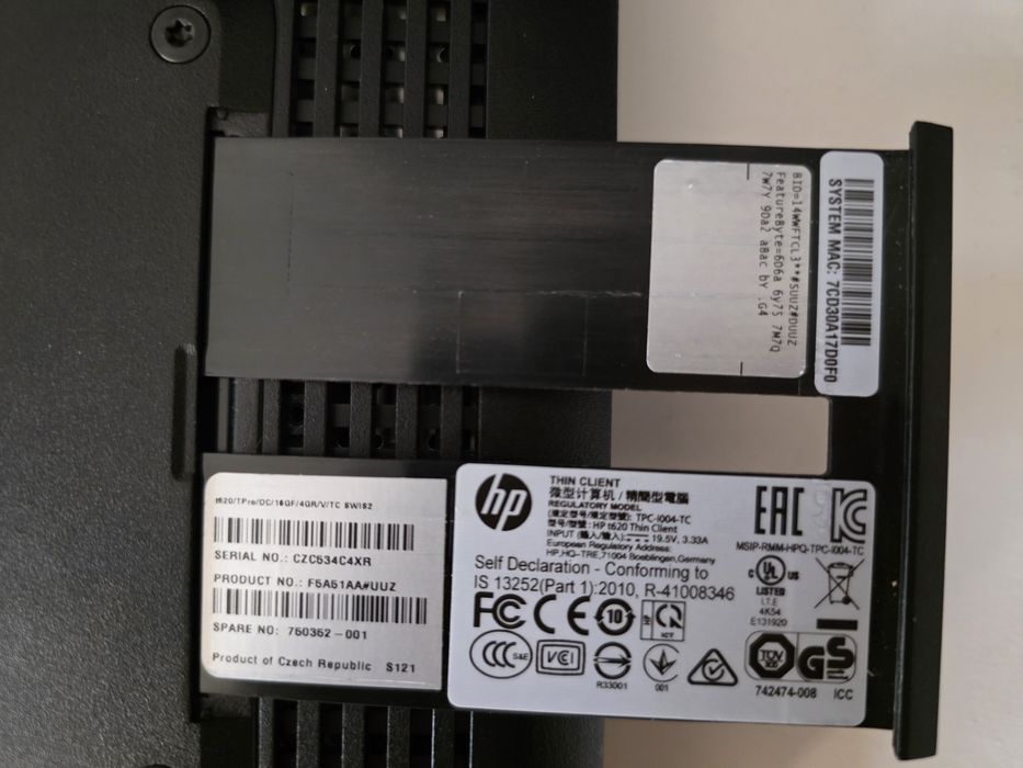 Mini Desktop PC HP t620 Flexible Thin Client