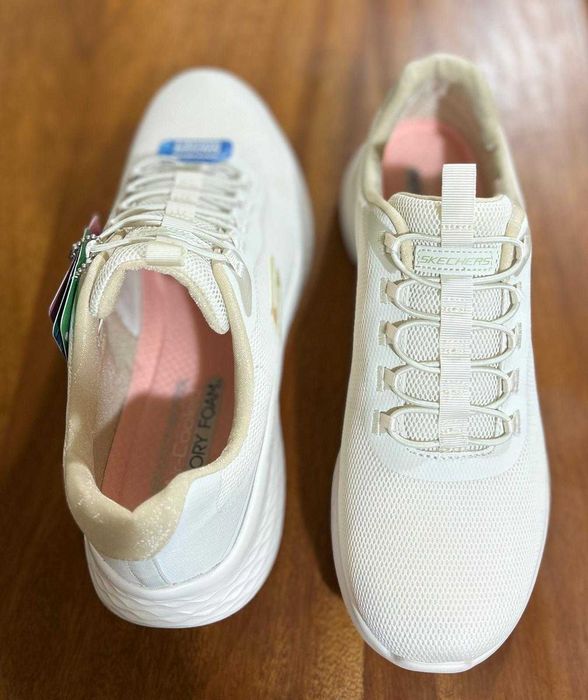 Pantofi sport dama, Skechers Skech-Lite Pro - Perfect Time, Crem, 41 EU