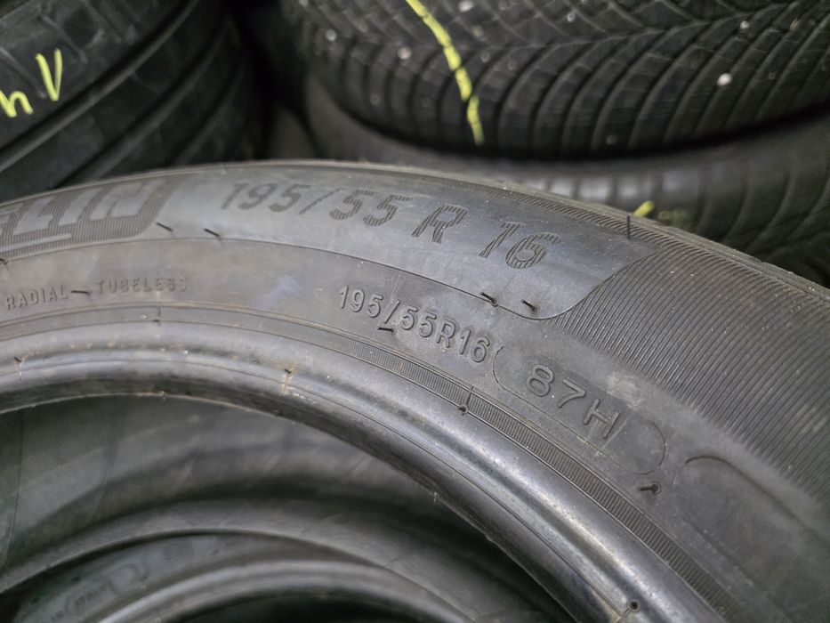 4бр Като нови летни гуми 195 55 16- Michelin
