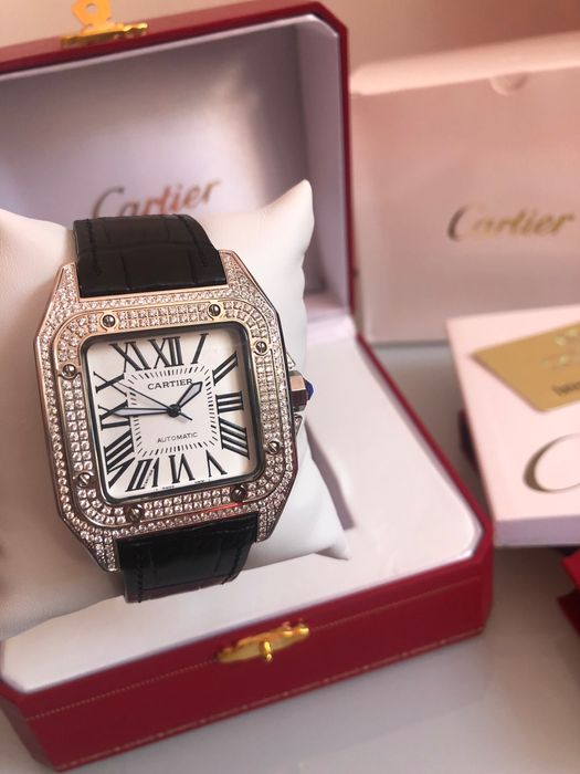 Ceas Cartier Santos 100 Diamond nou sigilat