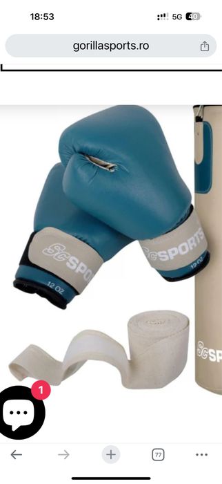 Manusi box speciale pt. Sac de box+ Bandaje pret 100 lei