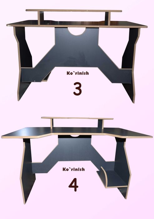 Komputer stol MDF (LAMINAT DSP emas)