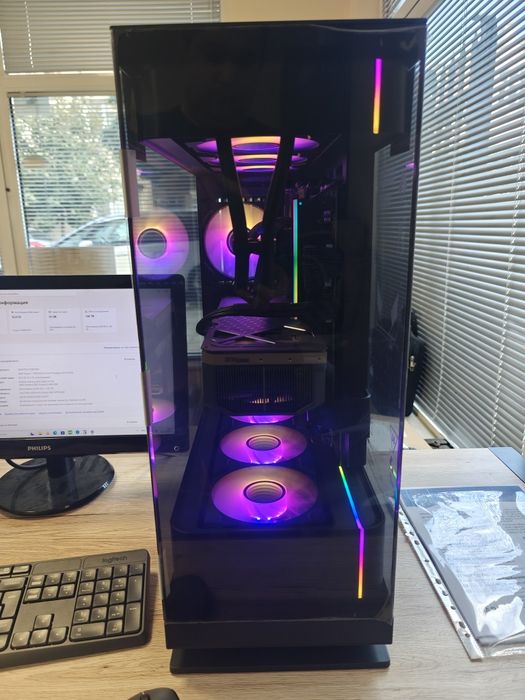FINAL GAMING PC: RTX 5090 + 9850X3D, 32GB DDR5, 2TB, нов, 3 г. гаранция
