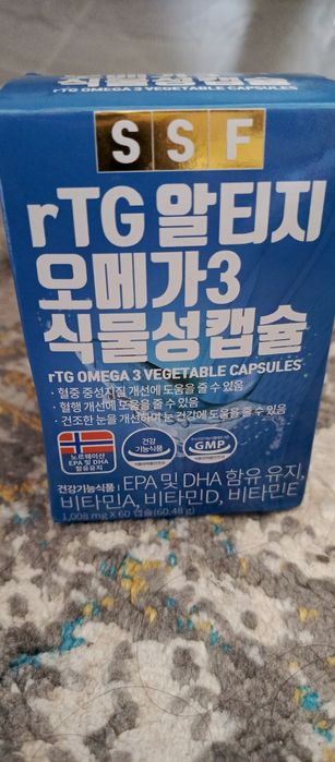 Омега-3 rTG растительные капсулы SSF, 60 шт