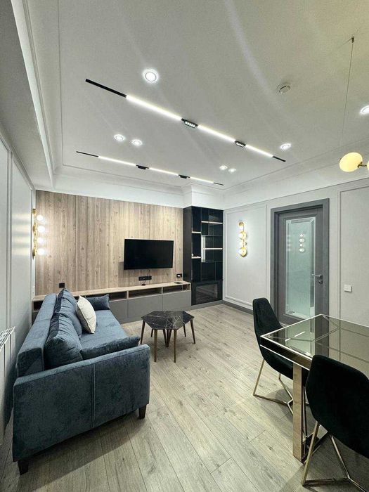 3-комнатная 94 м² с ремонтом и террасой. ЖК Akay City. Дархан. Премиум