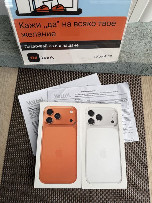 НОВИ!*iPhone 17 Pro Max*ЛИЗИНГ 48€/м Orange айфон 17 про макс оранжев