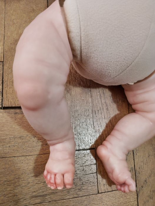 Реалистична Кукла бебе с дрехи и аксесоари,