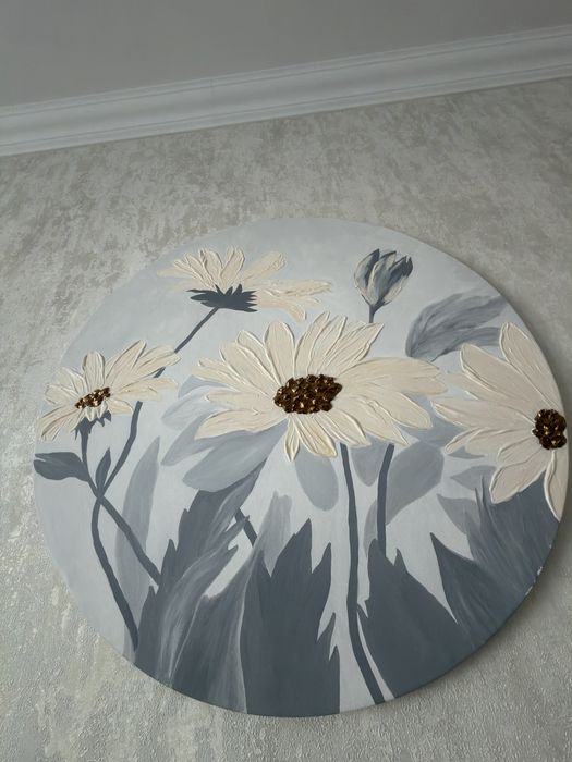 Картина из текстурной пасты 3d