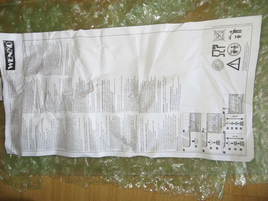 Set 2 protecții din sticlă pentru aragaz Wenko Universal, 30 x 52 cm