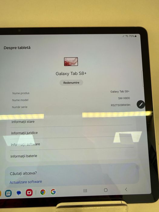 Samsung TAB S8+ Pink Gold, 128/8GB, Stylus Pen
