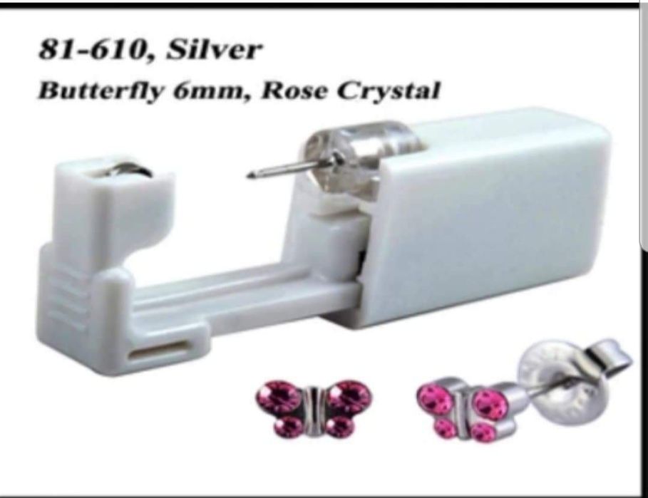 Mini pistol de facut gauri in urechi si nas