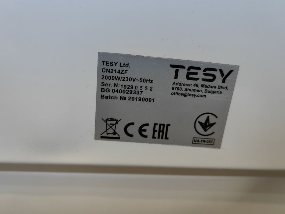 Конвектор на  Tesy