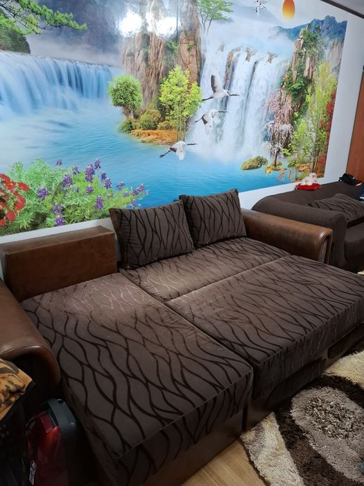 Canapea colțar extensibila