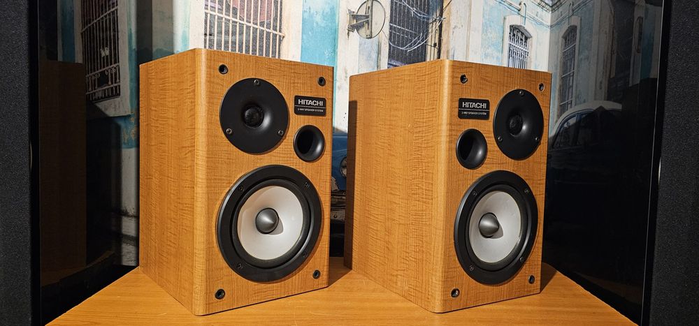 Boxe audio Hitachi  AX M 140 - monitoare pasive - boxe de raft 8 ohm