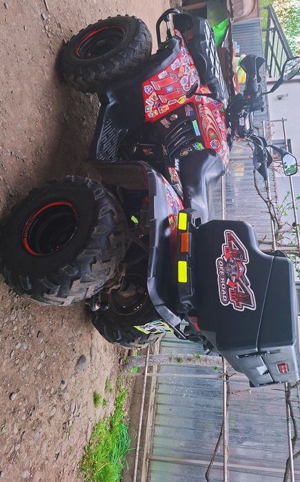 Vând  Atv perfect funcțional,stare estetica iresprosabil,acte necesare pentru inmatriculare