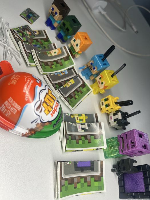 Майнкрафт киндер джой. Minecraft kinder joy. Фигурки обмен/продажа