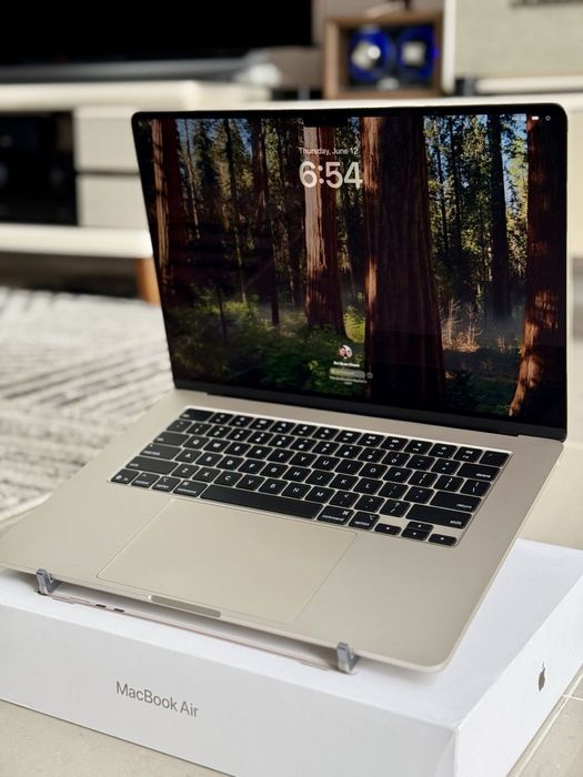 MacBook Air M2 8/256GB Gold / Ideal holatda (Batareya 97%)