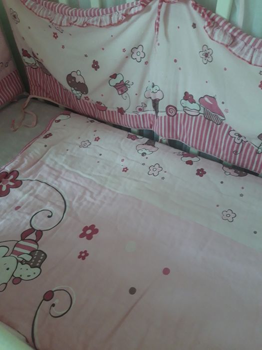 Бортики, комплект постельного белья