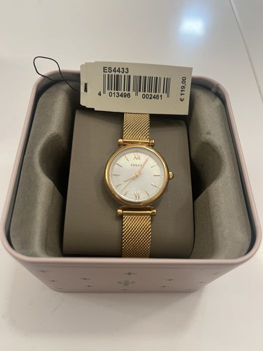 Дамски часовник Fossil  в цвят rose gold