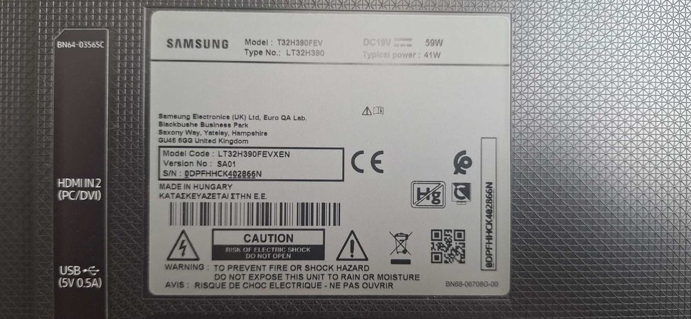 Vand televizor Led Samsung diagonala 80 cm