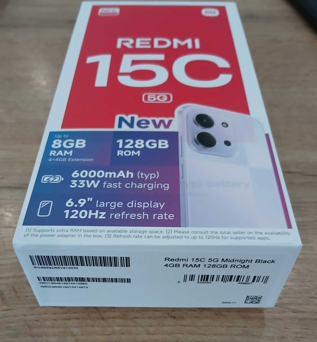 REDMI 15C с Гаранция