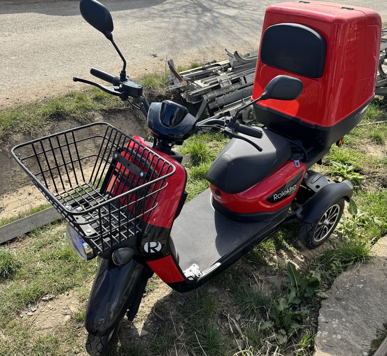 SCUTER TRICICLU ELECTRIC cargo  izoterm  Rolektro 25 km/h  Germania