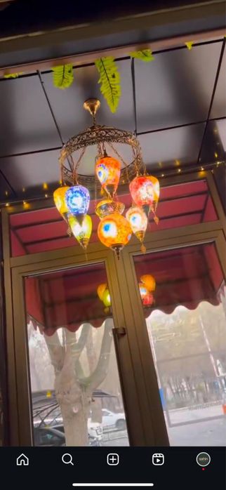 Срочно!!! Turk mozaika uslubidagi lyustra/ Турецкая мозаичная люстра