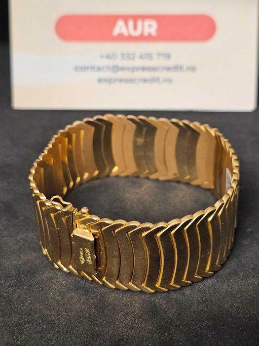 Bratara aur 18K (48750 AG 11 Piata Nicolina) 2 ani garantie!