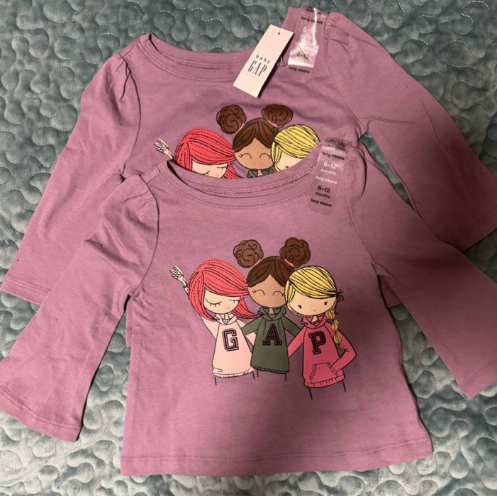 Лонгслив от ГАП на 6-12М