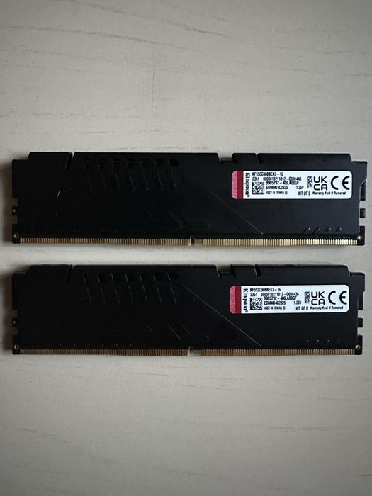 Kingston FURY Beast 16GB (2x8GB) DDR5 5200MHz CL36 – KF552C36BBEK2-16