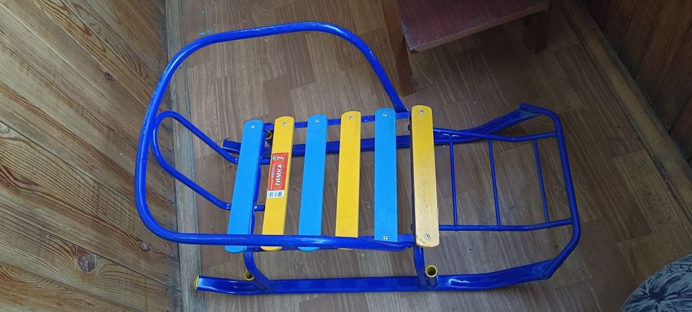 Санки детские металлические