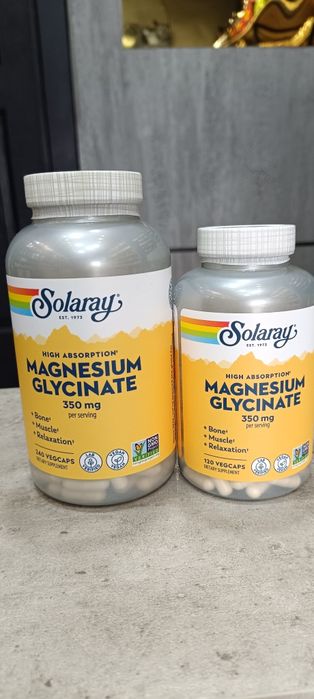 Solaray magnesium glycinate 120 vegcaps