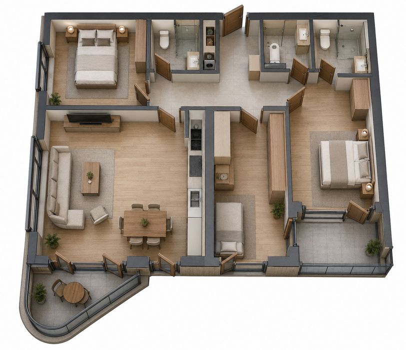 Продава се Четиристаен апартамент в София, Витоша - 146 кв.м за 3117 €/кв.м - Снимка #2